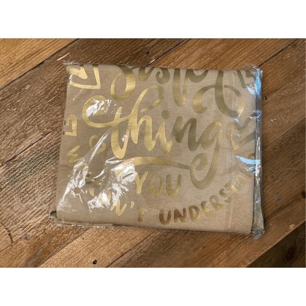 Its a gospel thing, you wouldnt understand womens Gilman Large T-shirt gold